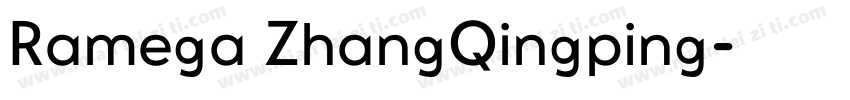 Ramega ZhangQingping字体转换